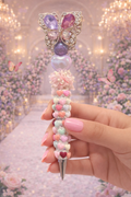 Sweetheart Butterfly Garden Luxury Beaded Pen 💖🦋