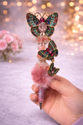 Luxury Multicolor Butterfly Beaded Pen