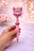 Pink Fairy Crystal Beaded Pen